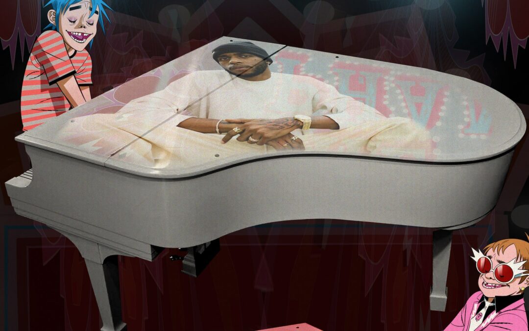 Escucha ‘The Pink Phantom’, la canción de Gorillaz, Elton John y 6LACK